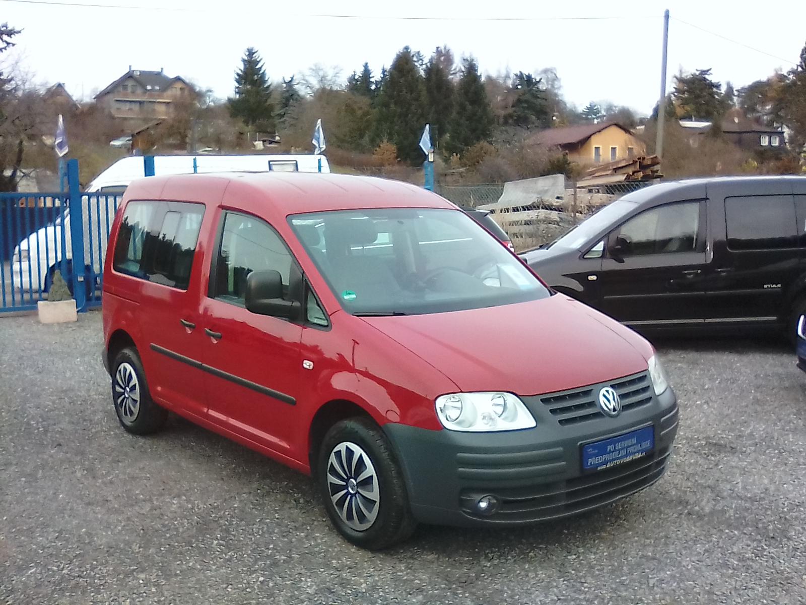 Volkswagen Caddy 1.4i 16V, 4x kola navíc