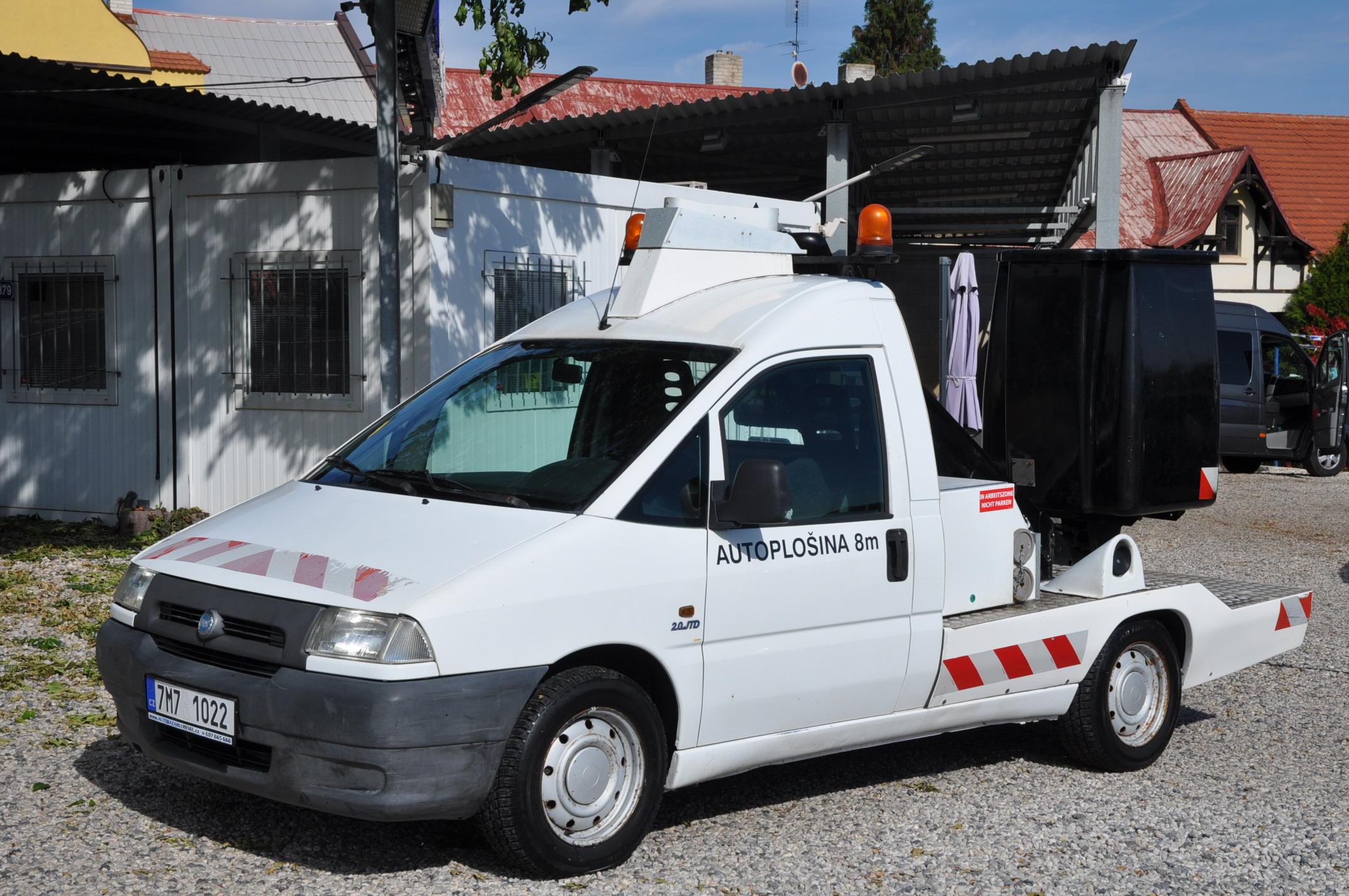Fiat Scudo 2.0JTD MONTÁŽNÍ PLOŠINA 8m