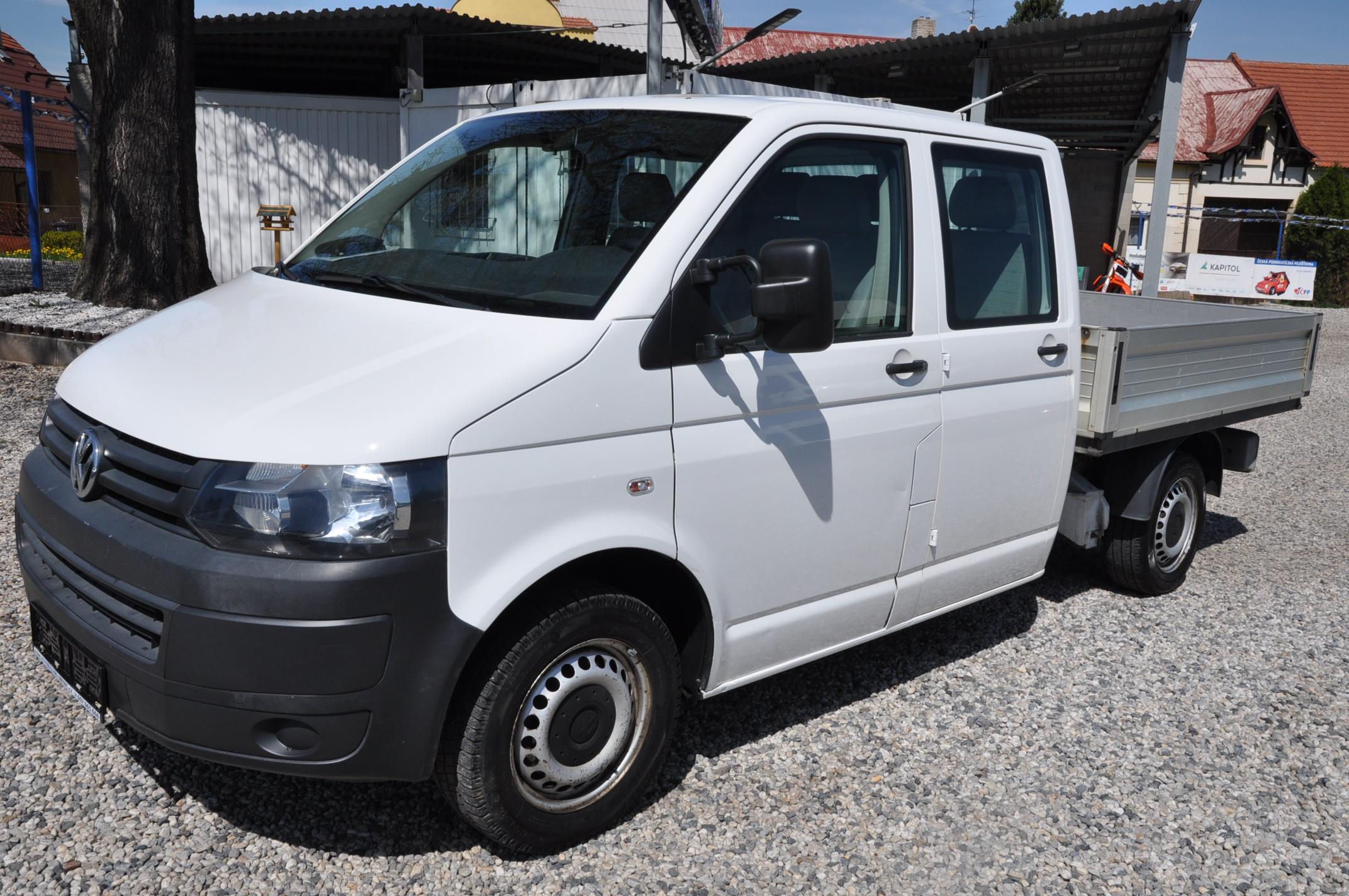Volkswagen Transporter 2.0TDi 62kW valník 6.míst