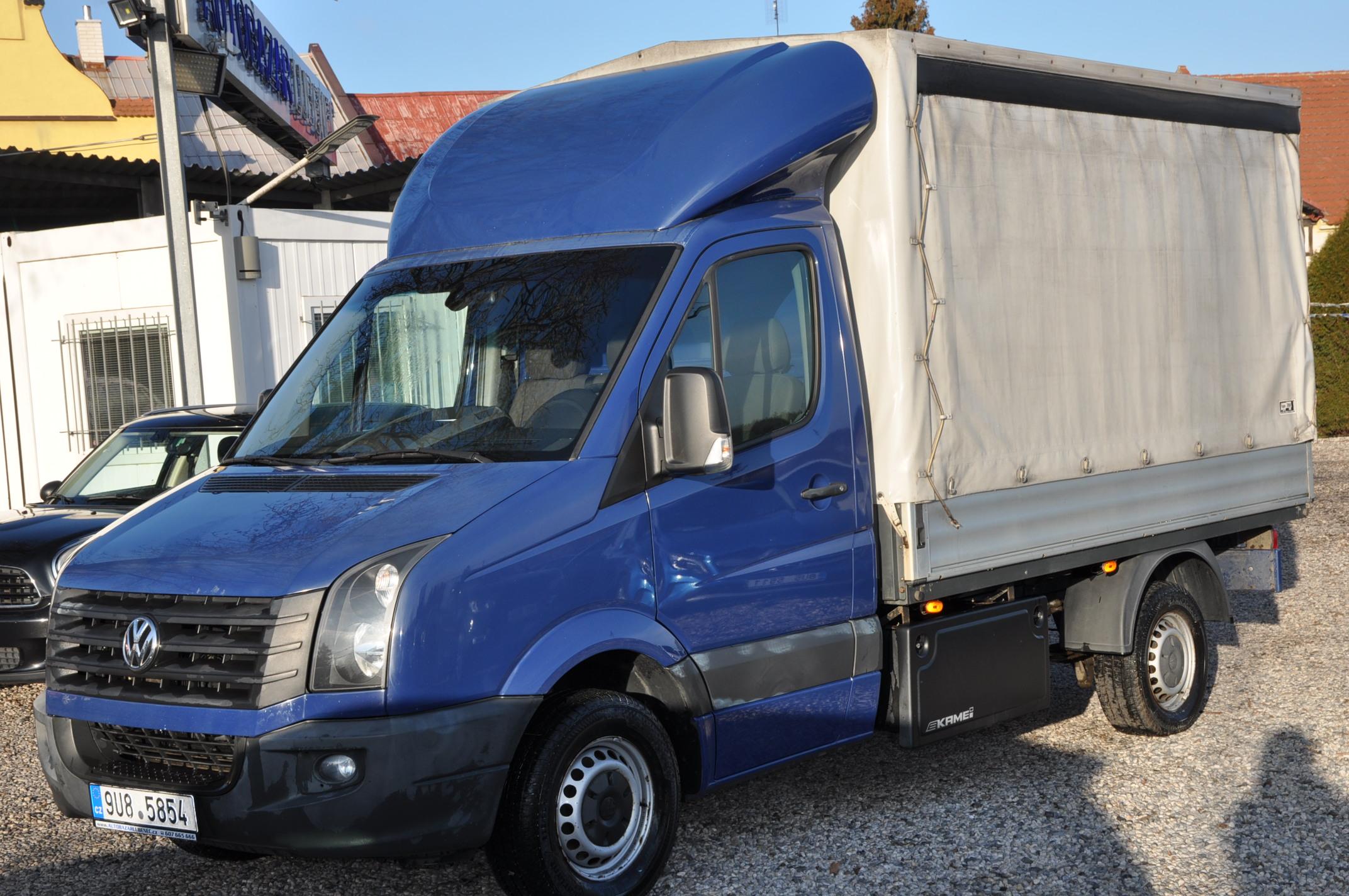 Volkswagen Crafter 2.0TDi 120kW valník + plachta