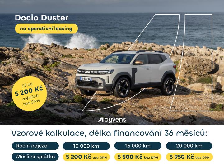 Dacia Duster 140 BENZÍN OPER. LEASING IČO