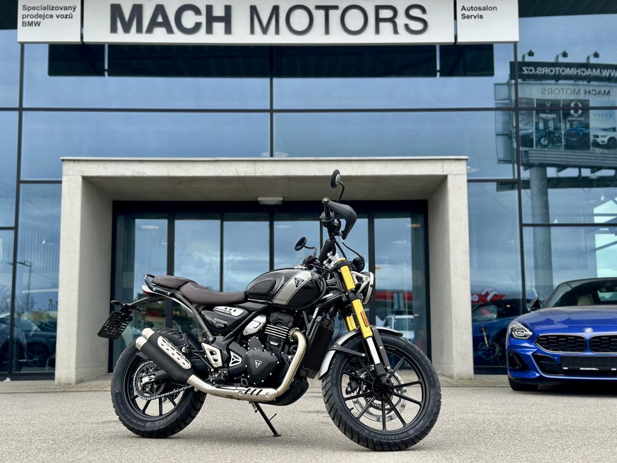Triumph Scrambler 400 X, akce 10000 sleva