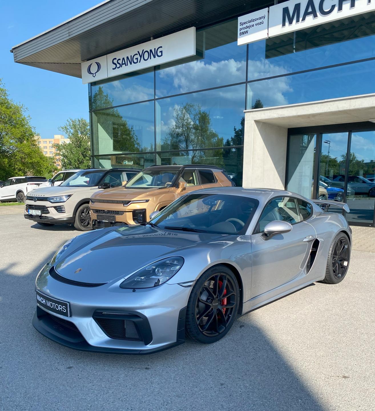 Porsche Cayman GT4 ZÁRUKA PPF