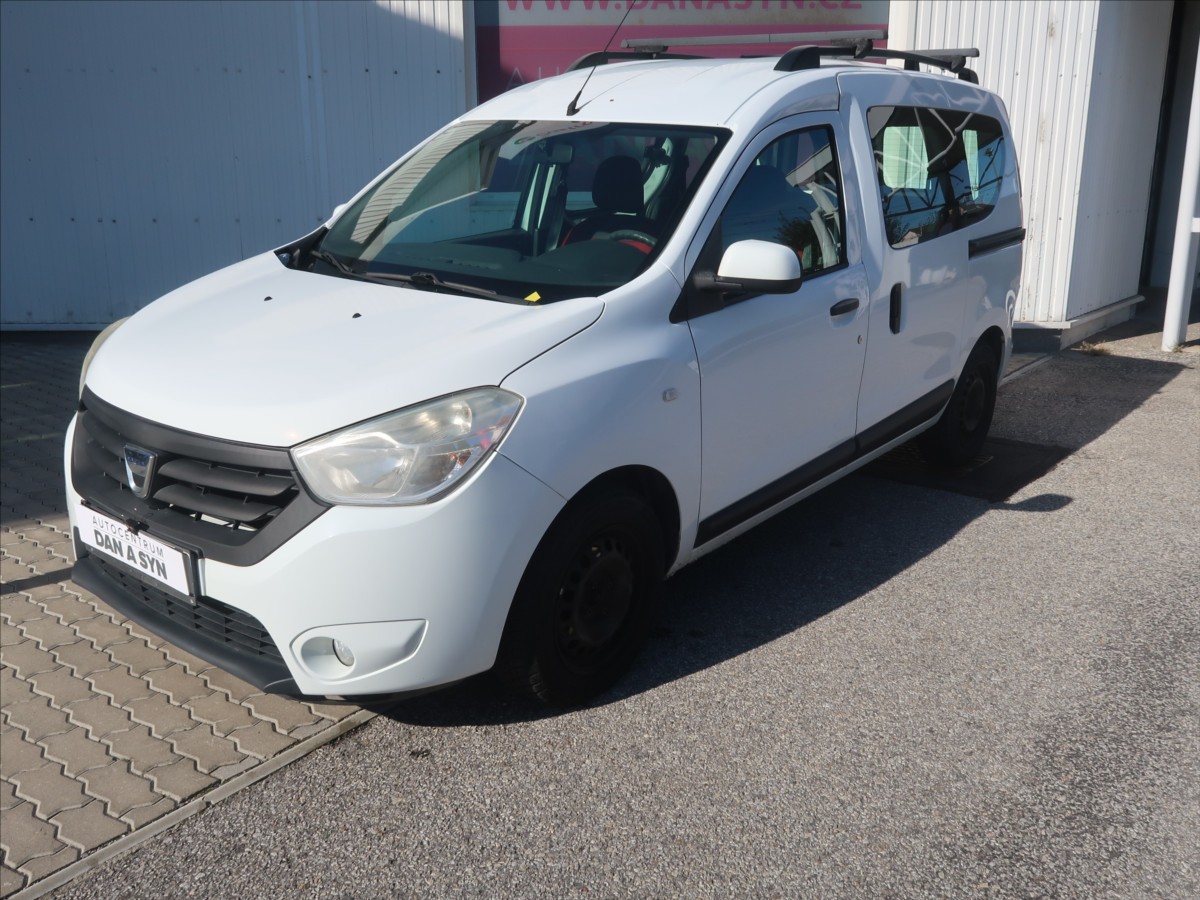 Dacia Dokker 1,6 MPi 1.majitel, klima, CZ