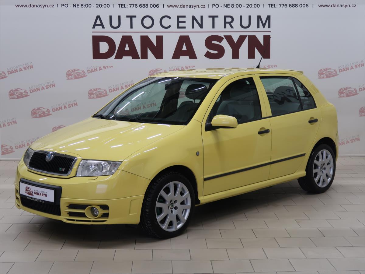 Škoda Fabia 1,9 TDI RS 96 kW PD