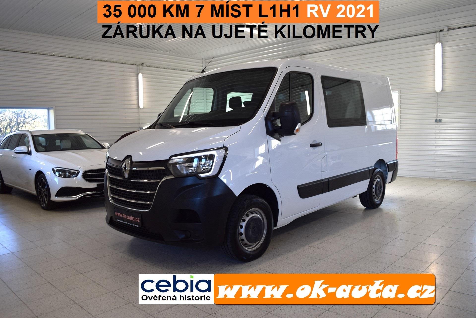 Renault Master 2.3 dCi 7 MÍST 35 000 KM