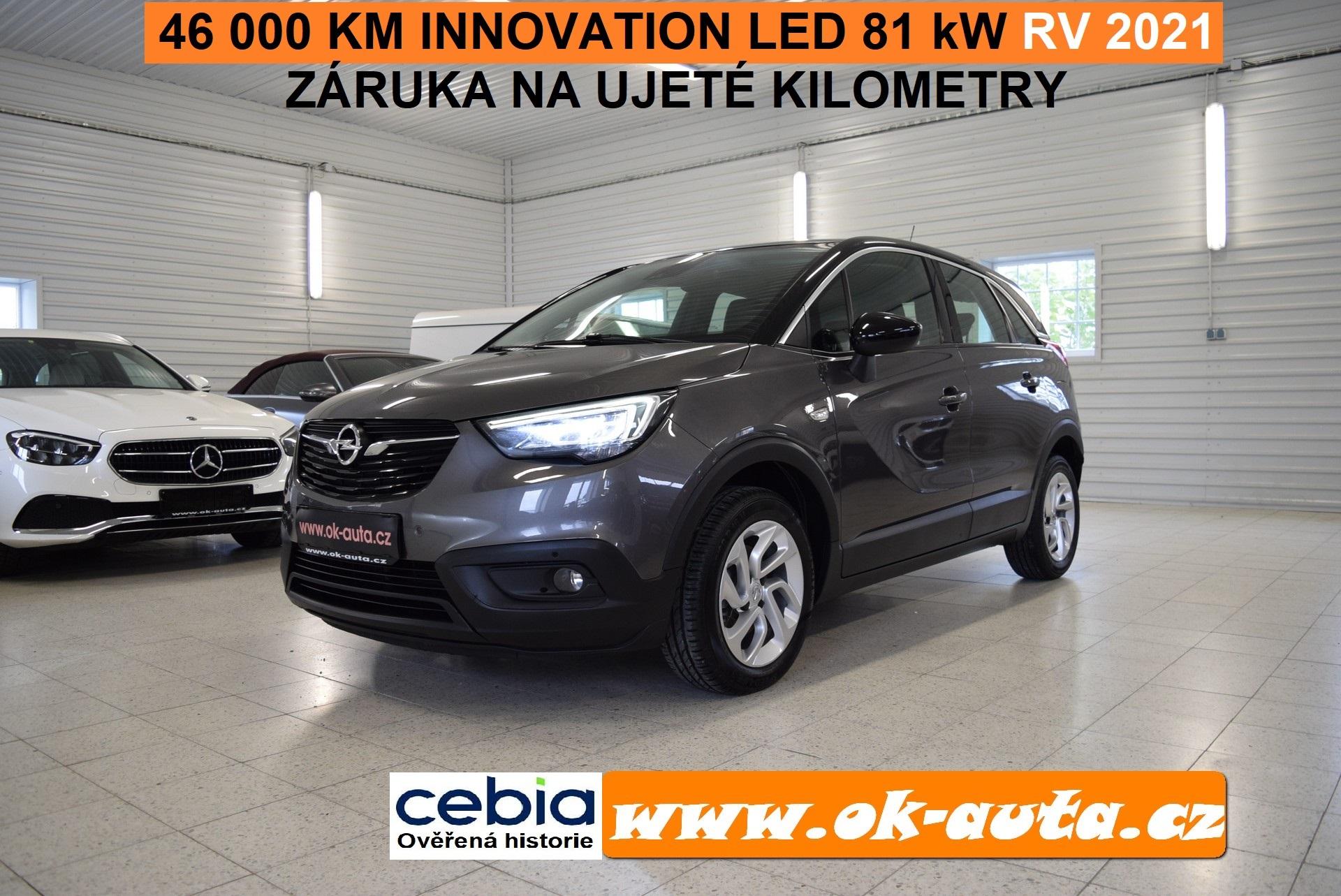 Opel Crossland X 1.2T 81kW LED SVÍCENÍ 46000 KM
