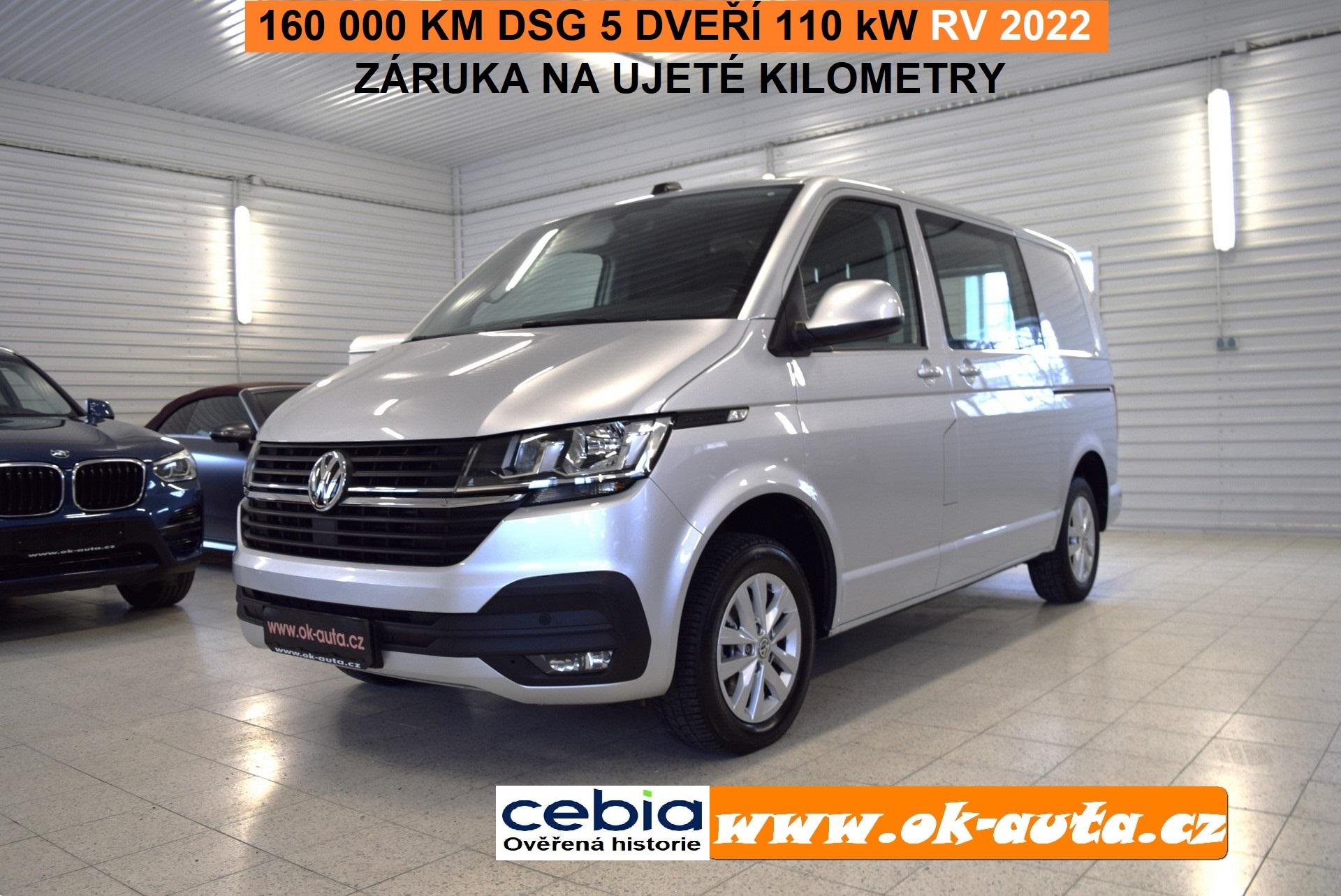 Volkswagen Transporter 2.0 TDI DSG 110kW 5 DVEŘÍ 2022