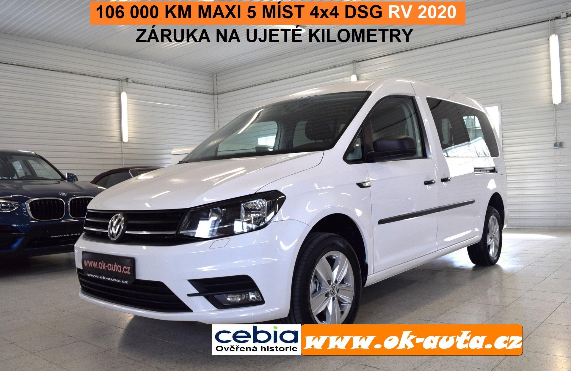 Volkswagen Caddy 2.0 TDI MAXI 4x4 DSG 5 MÍST