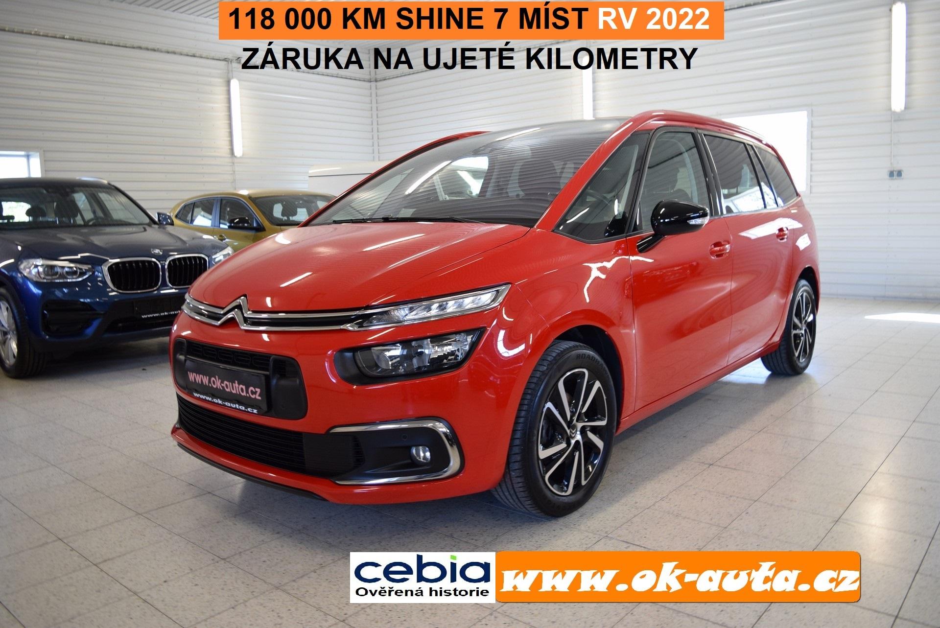 Citroën Grand C4 SpaceTourer 1.5 BLUEHDI SHINE 7 MÍST