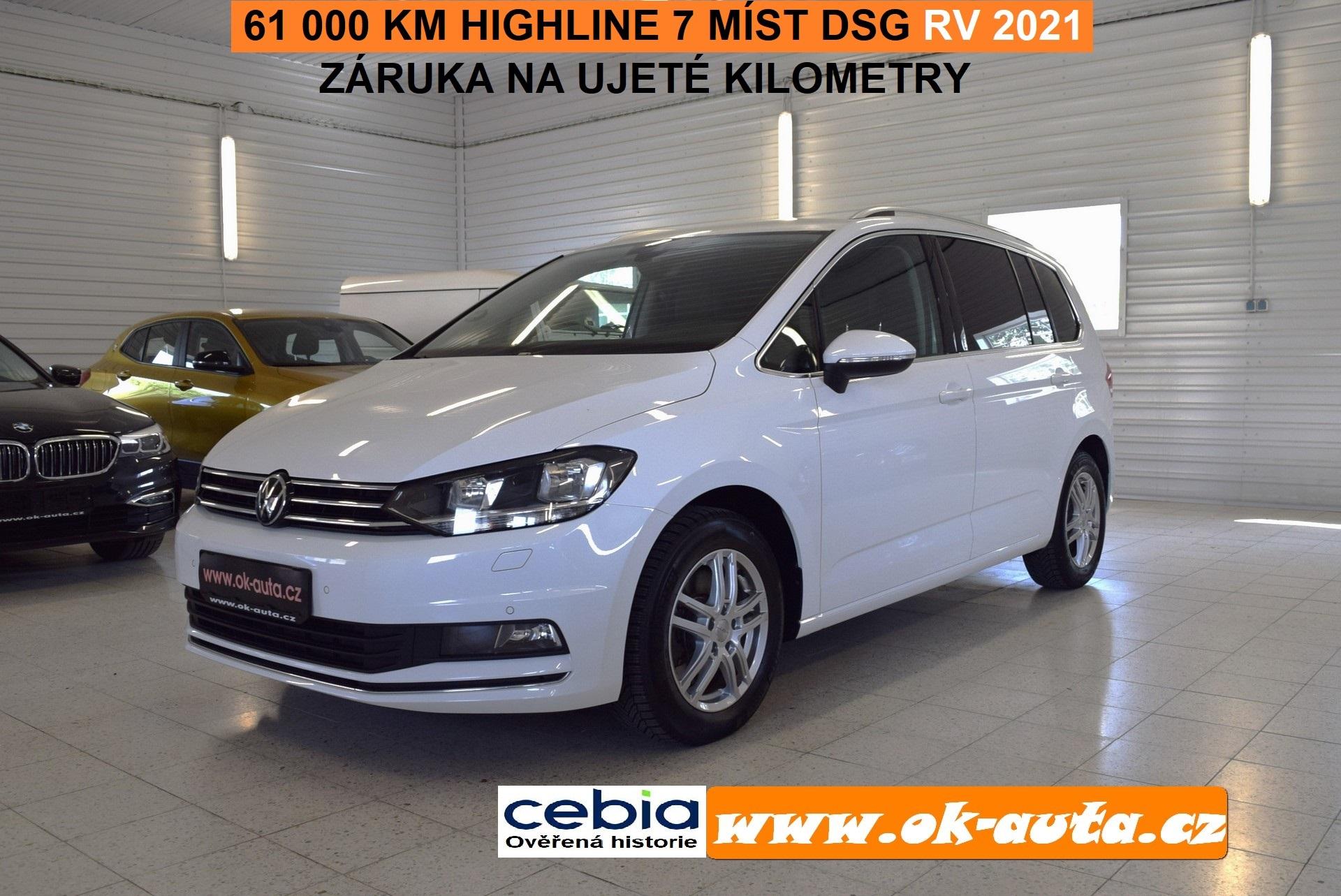 Volkswagen Touran 2.0 TDI HIGH. 7 MÍST 61 000 KM
