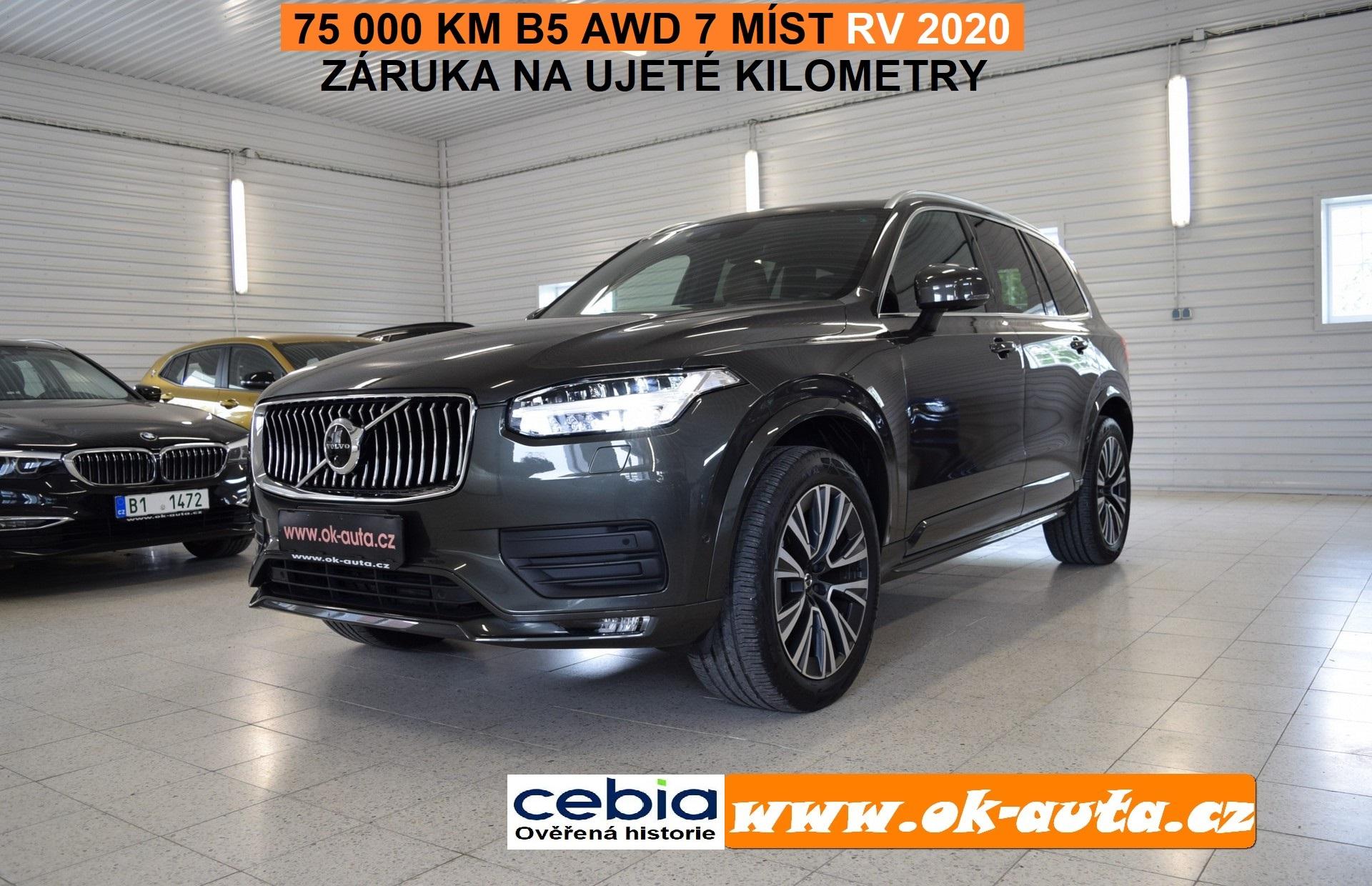 Volvo XC90 2.0 B5 AWD 7 MÍST KAMERA 360°