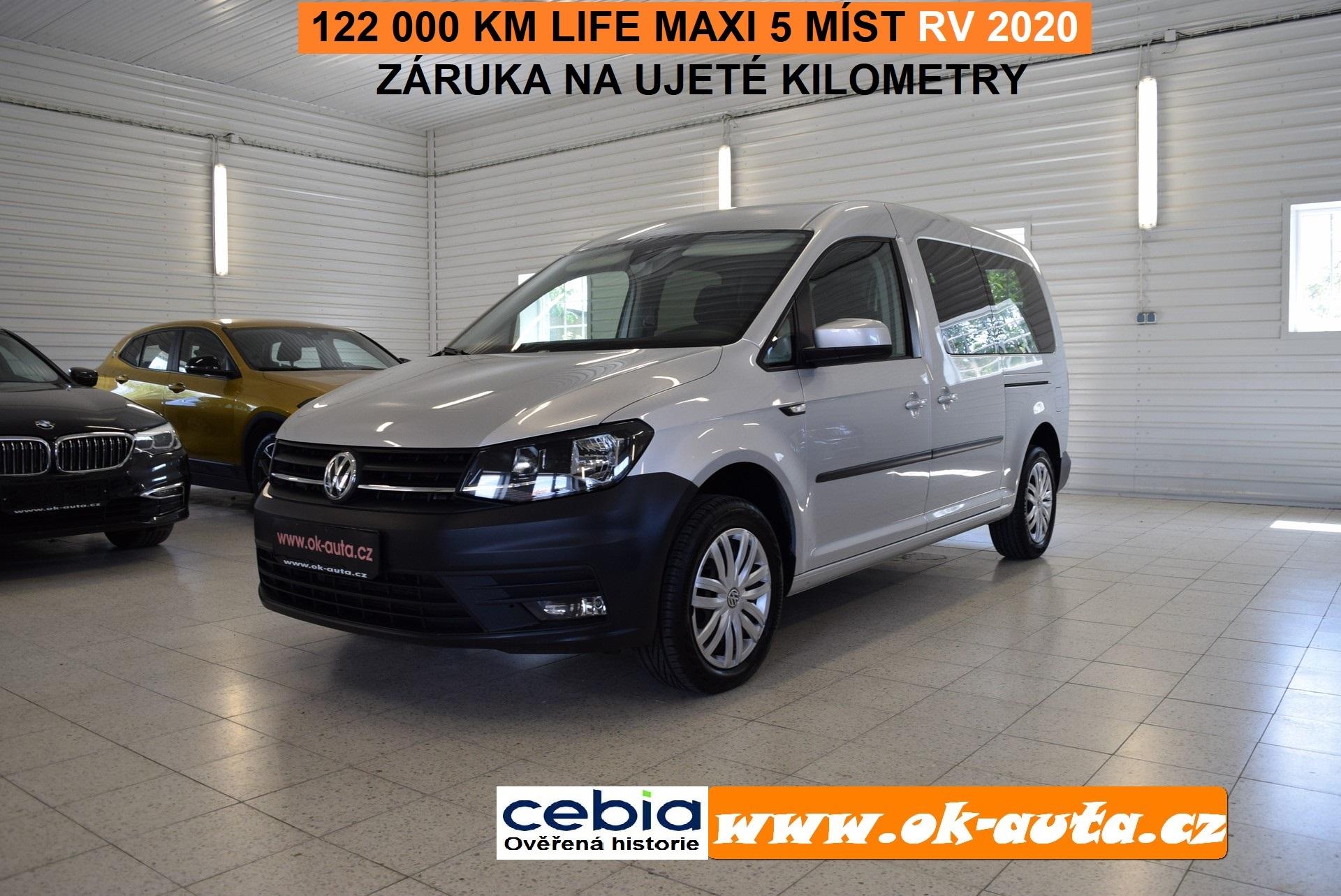 Volkswagen Caddy 2.0 TDI MAXI LIFE 5 MÍST 2020