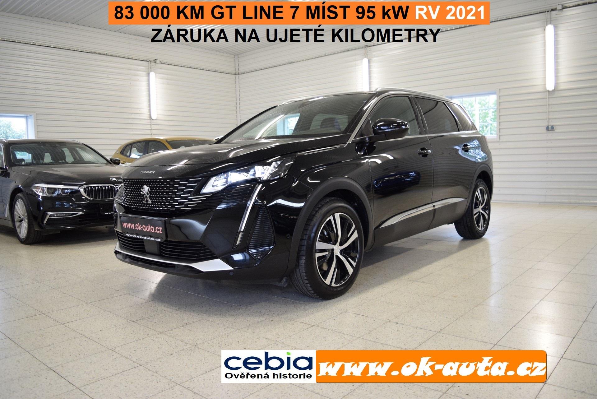 Peugeot 5008 1.5 BHDI GT LINE 7 MÍST 2021