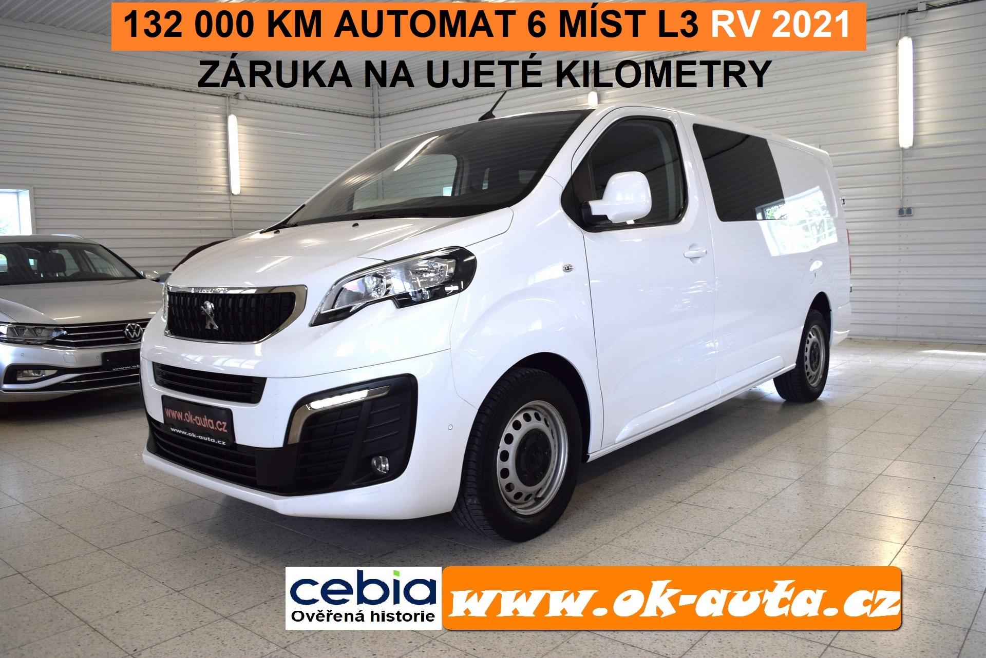 Peugeot Expert 2.0 HDI AUTOMAT 6 MÍST L3 2021