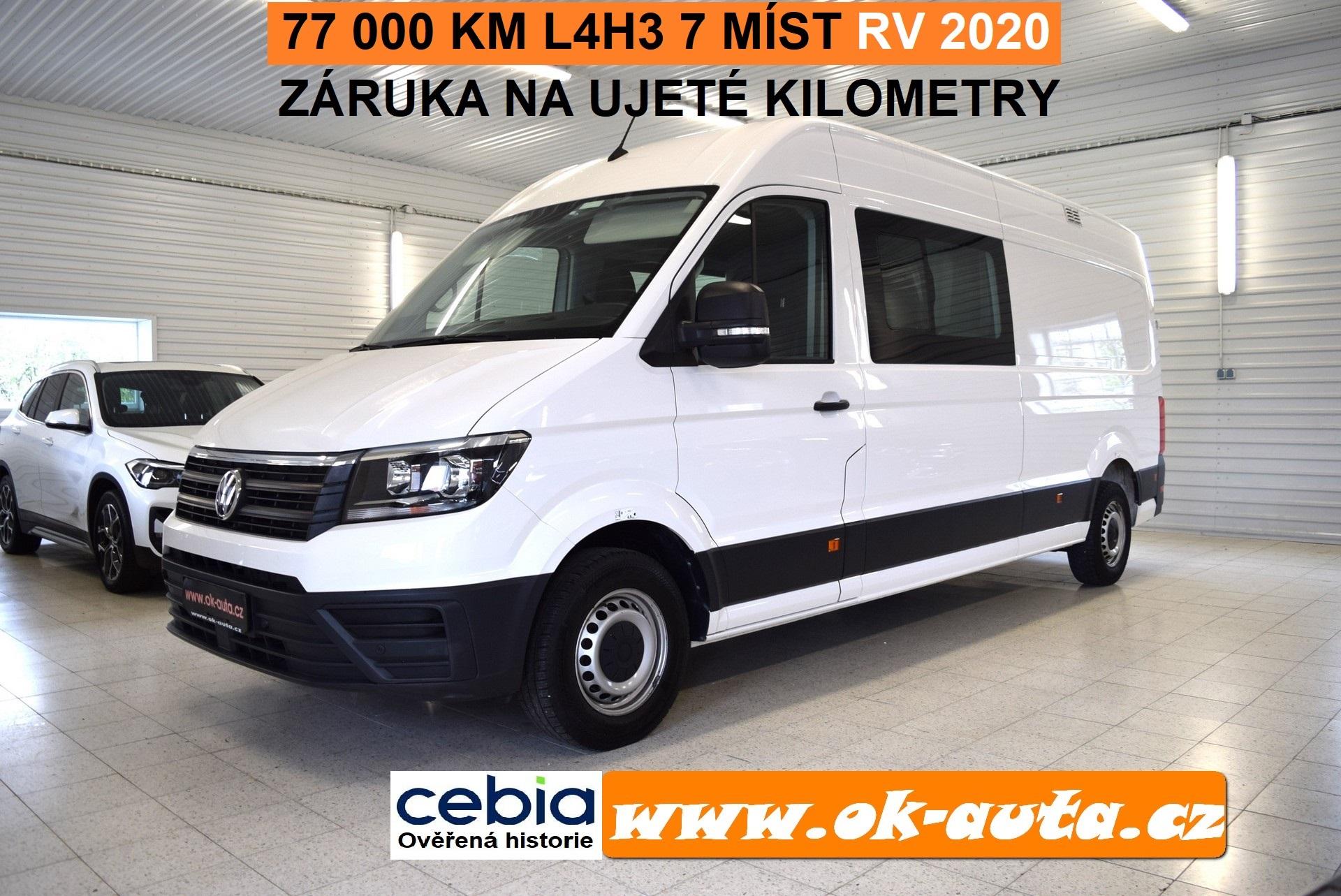 Volkswagen Crafter 2.0 TDI L4H3 7 MÍST 77 000 KM
