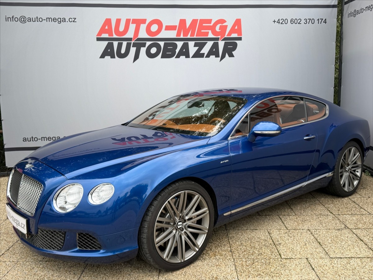 Bentley Continental GT 6,0 W12 GT 460KW-SPEED-4WD