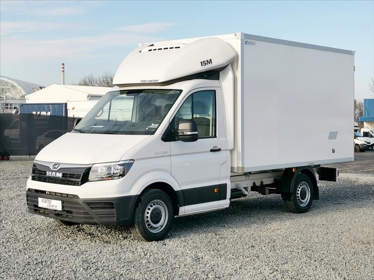 MAN TGE 3.180 mrazí/6palet/tisk/280km