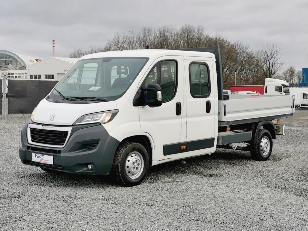 Peugeot Boxer 2.0HDI valník 2,9m/7míst/tažné