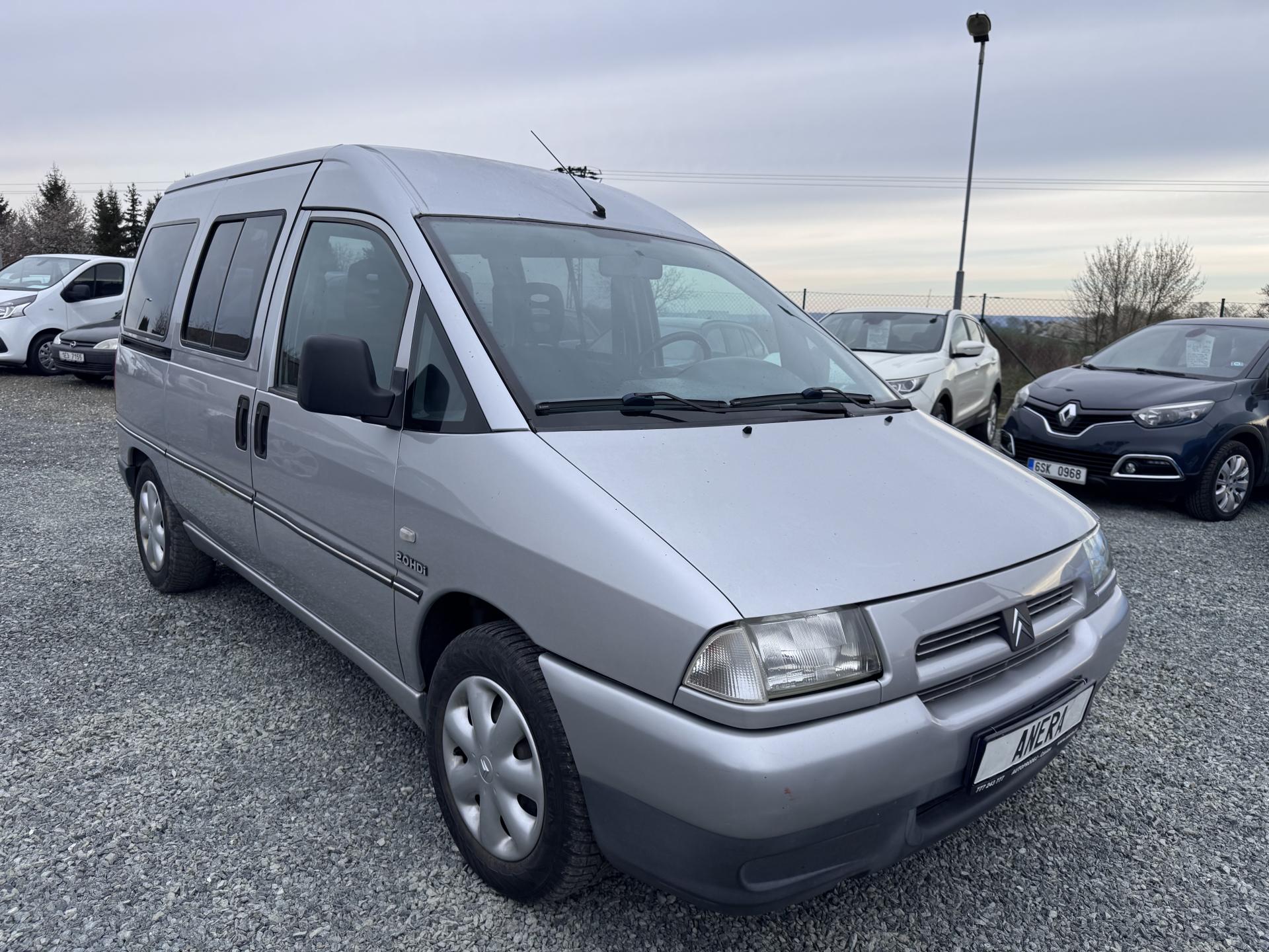 Citroën Jumpy 2.0 HDi,205 tis km, 5 míst,