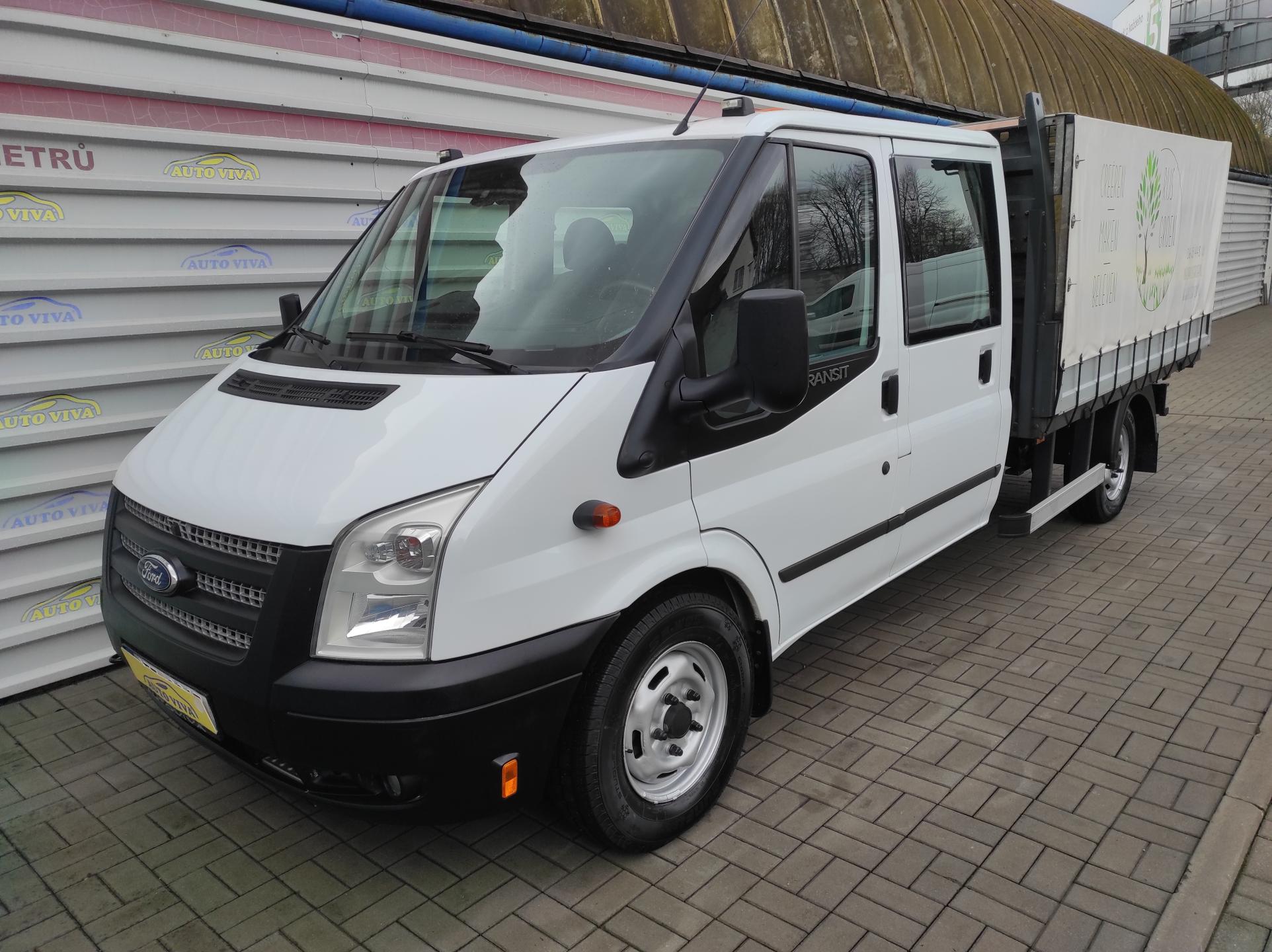 Ford Transit 2,2TDCi 7míst, Valník, Plachta - foto 6