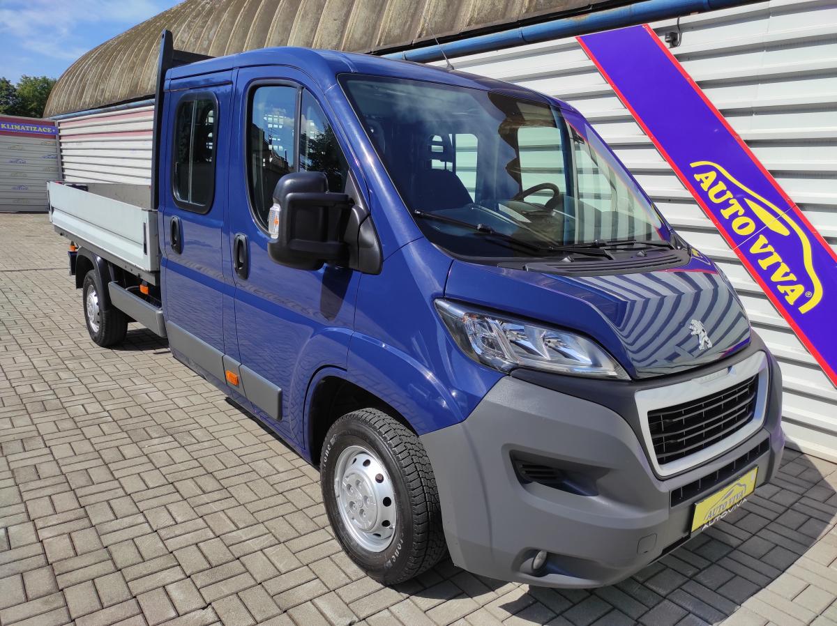Peugeot Boxer 2,0BlueHDi 7 míst,valník,L3,ČR