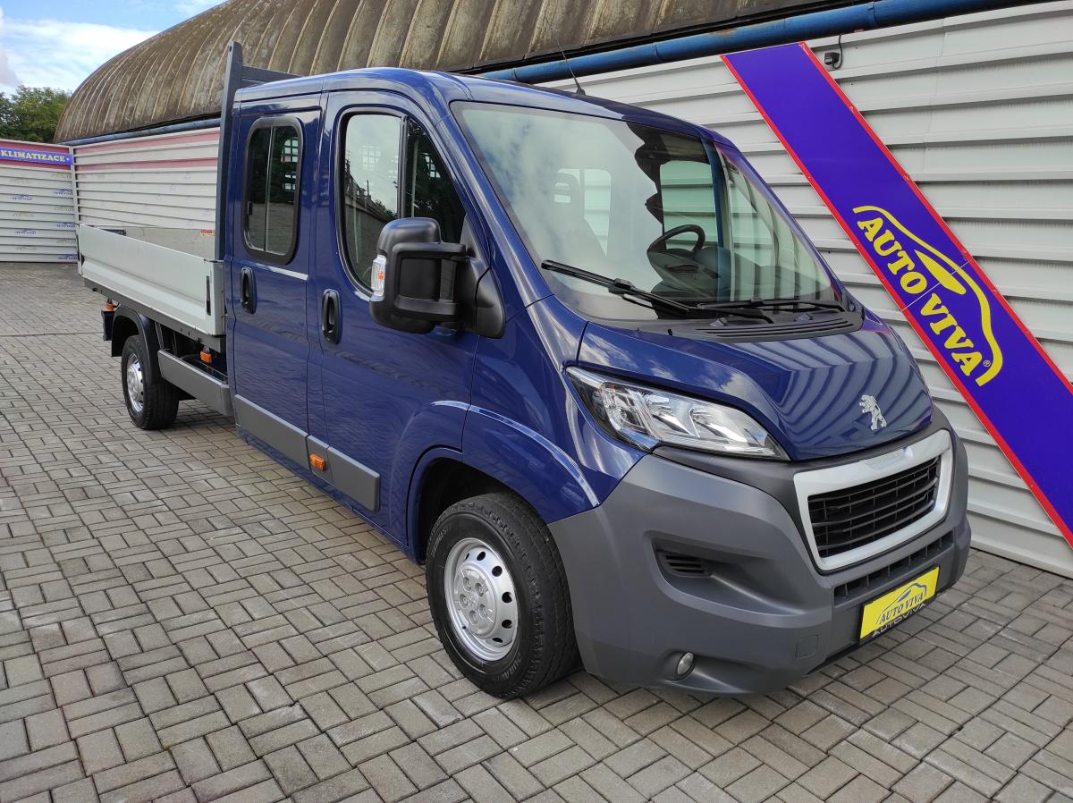 Peugeot Boxer 2,0BlueHDi 7 míst,valník,L3,ČR