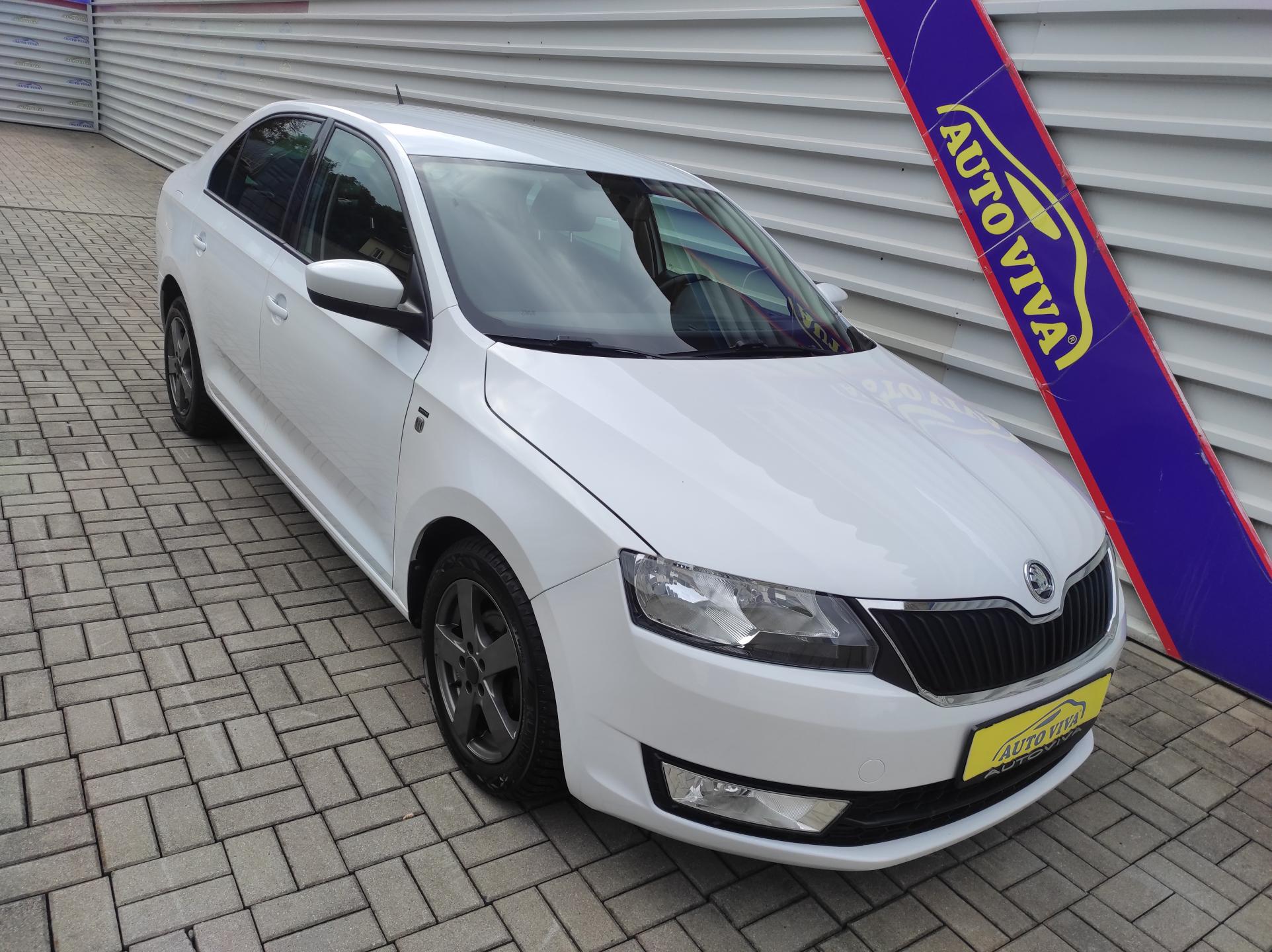 Škoda Rapid 1,2TSi ČR, ALU, Bílá Perleť