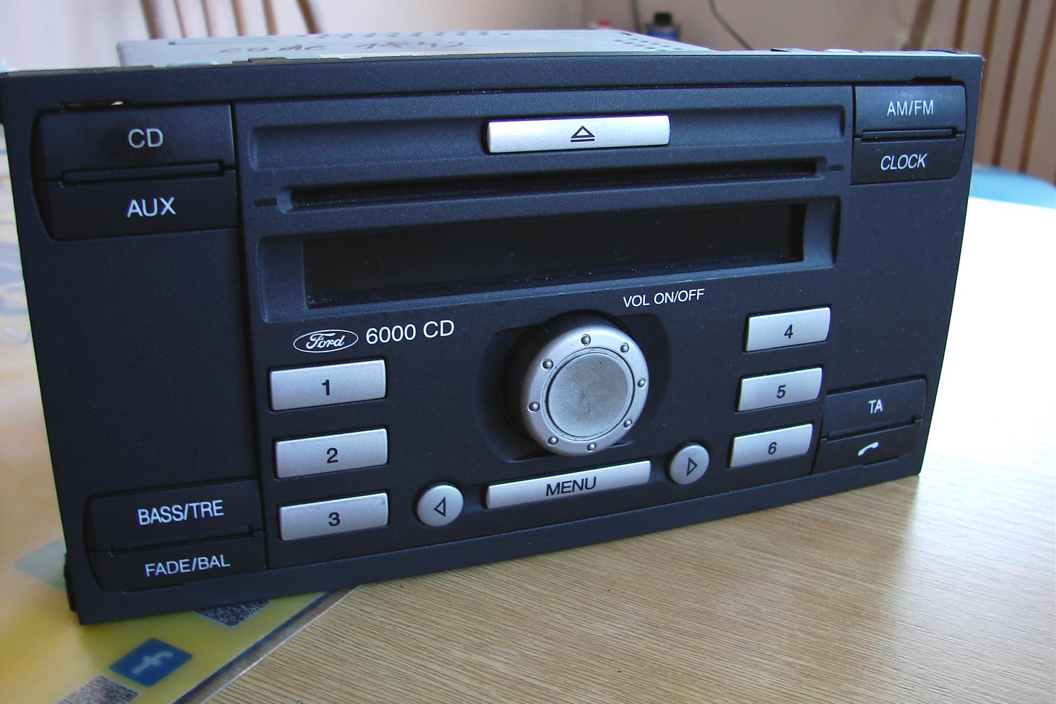 Rádio Ford 6000 CD