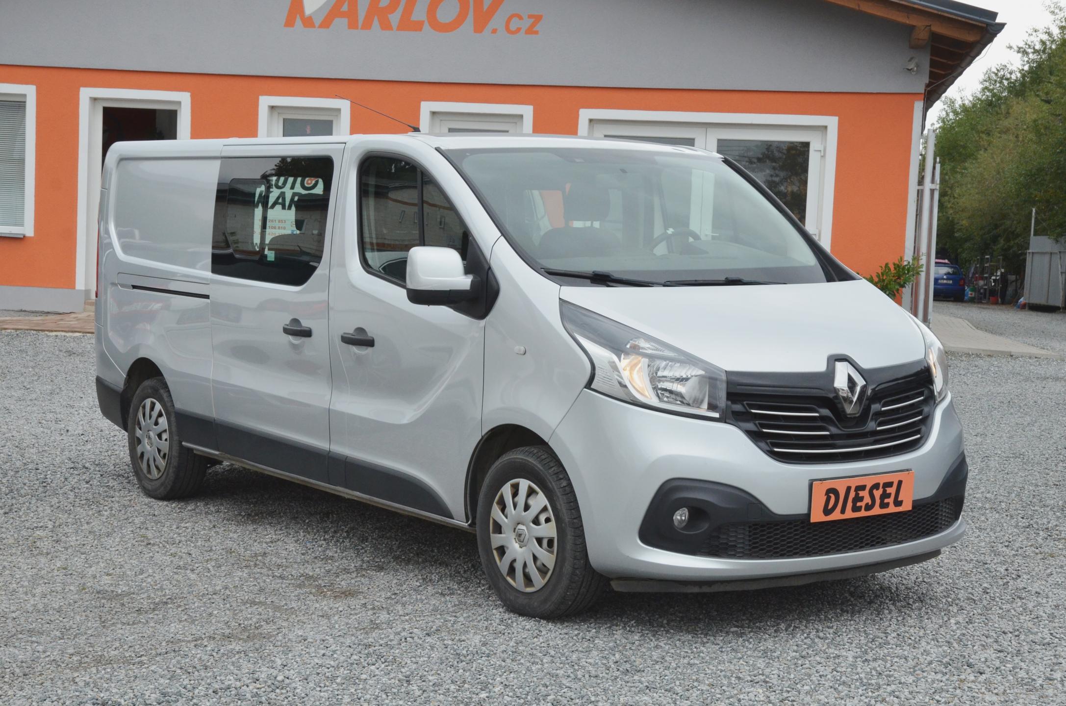 Renault Trafic 1.6 DCi 89kW L2 / 6 míst / ČR