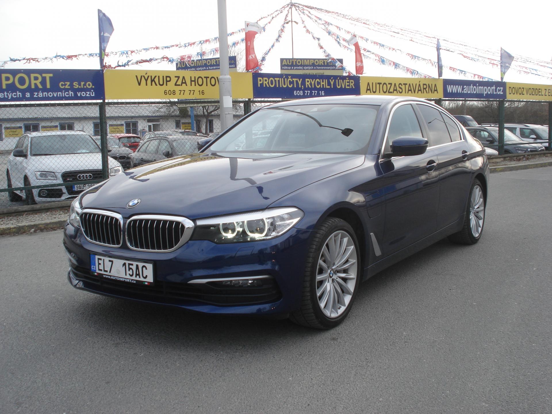 BMW Řada 5 530e X-Drive ČR 1. Maj.