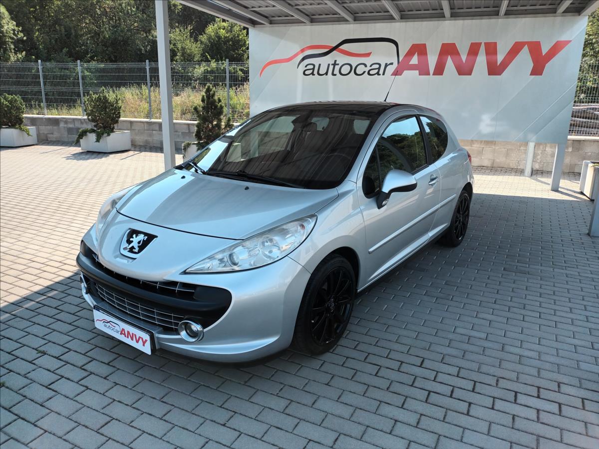 Peugeot 207 1,6 i,110kw,KŮŽE,KOLA,PANORAMA