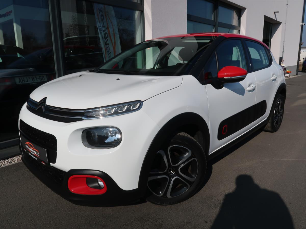 Citroën C3 1,2 PT,61kW,1majČR,aut.klima