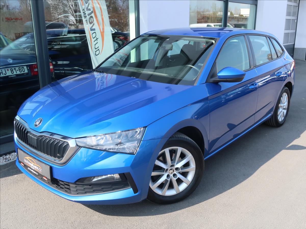 Škoda Scala 1,0 TSi,85kW,1majČR,klima