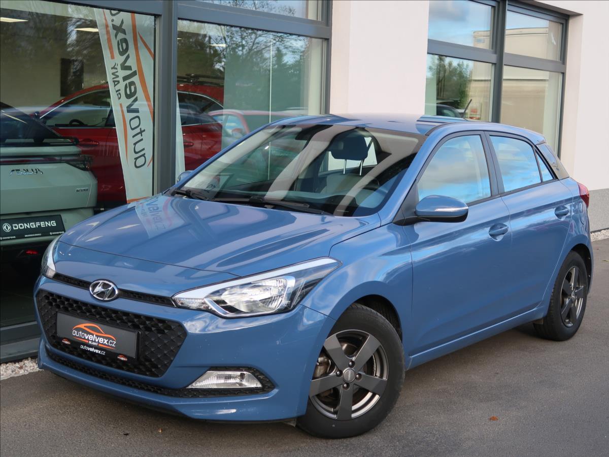 Hyundai i20 1,2 i,55kW,1majČR,Serv.kn.