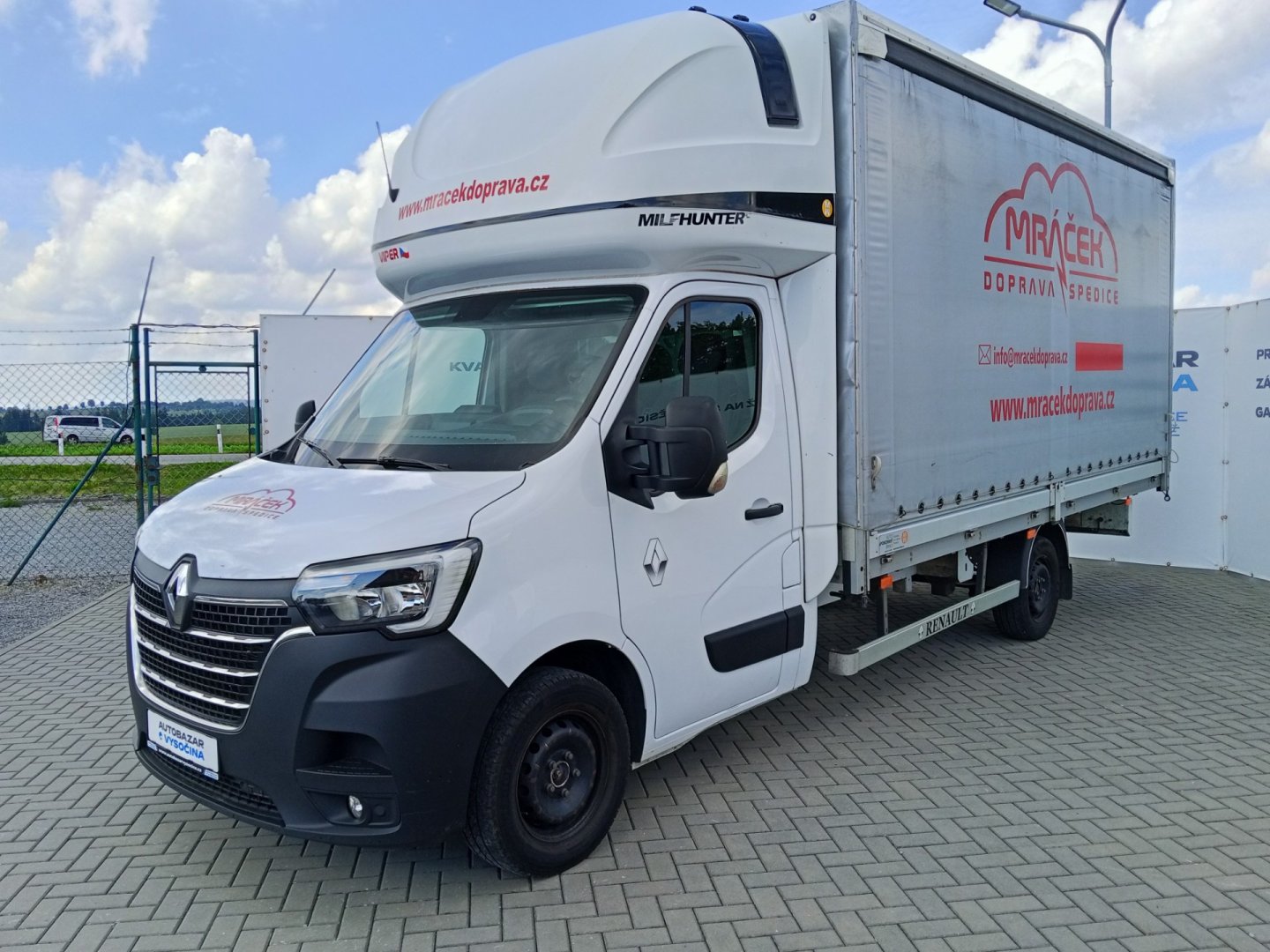 Renault Master 165DCI shrnovací 10pal/měchy