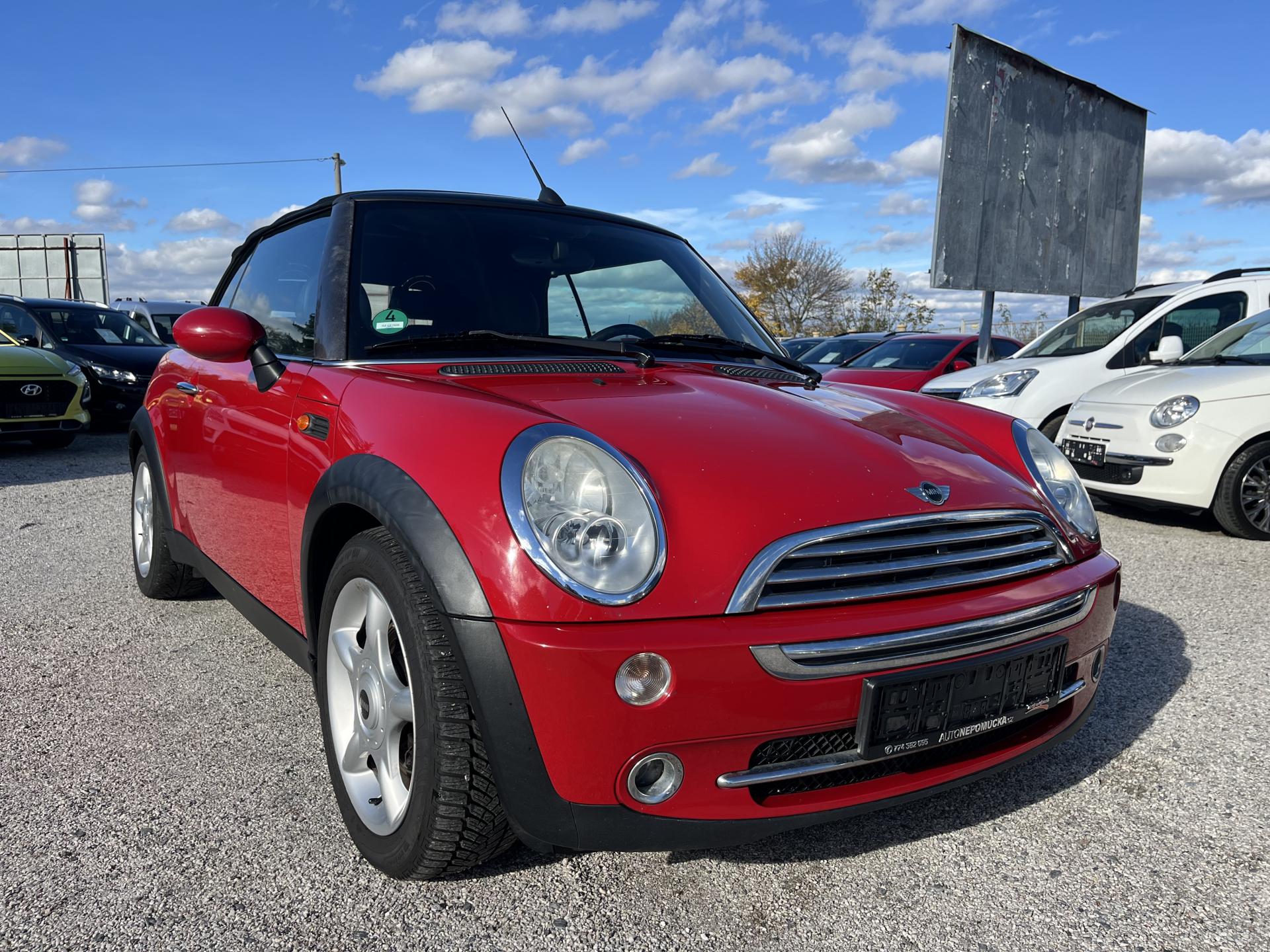 Mini Cooper 1.6i 85kw, kabrio