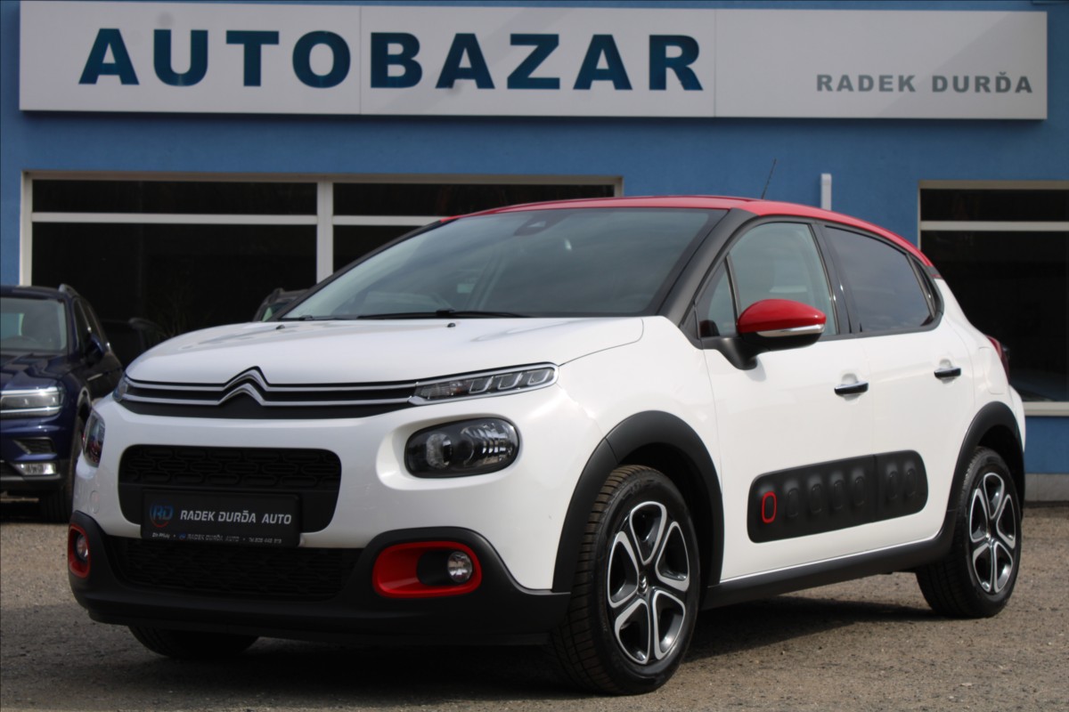 Citroën C3 1,2 PureTech ČR,1.MAJ,SHINE