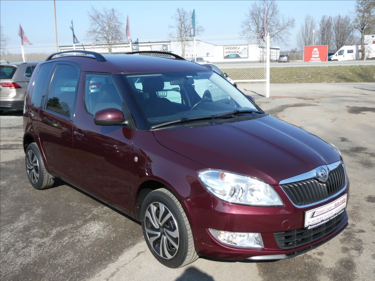 Škoda Roomster 1,2 TSi klima, serviska, závěs