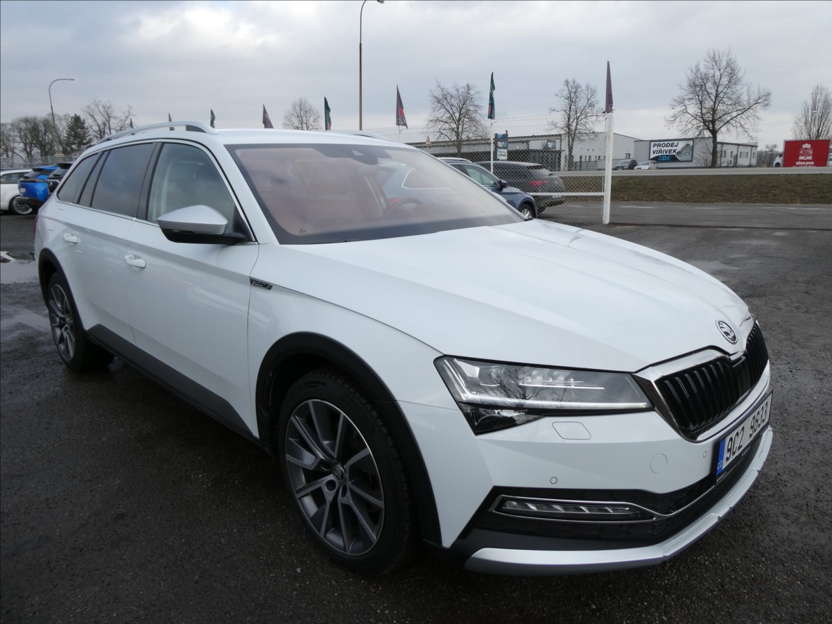 Škoda Superb 2,0 TDi 147kW SCOUT,DSG,4x4,DP