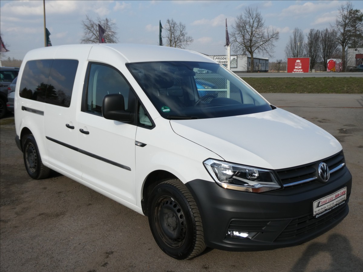 Volkswagen Caddy 2,0 TDi 75kW MAXI,2xkola,závěs