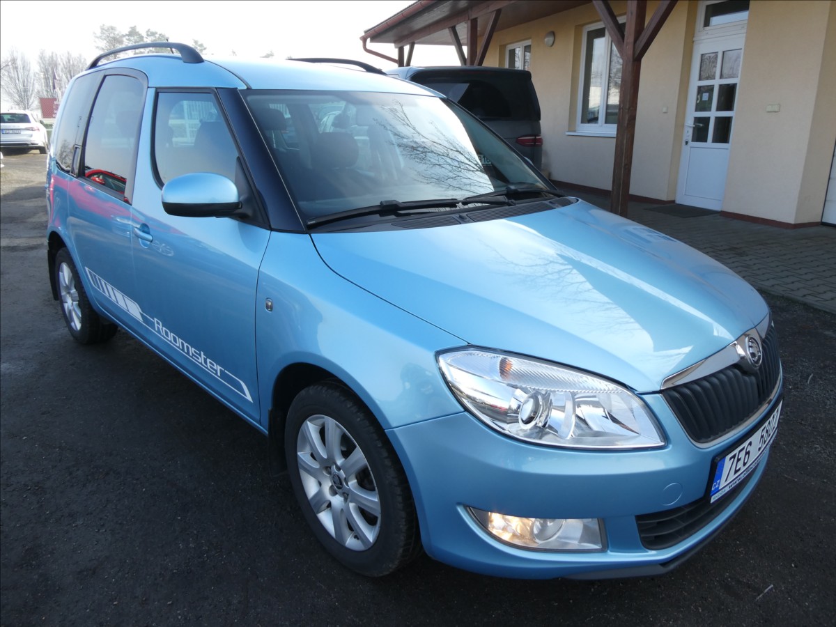 Škoda Roomster 1,4 i 16V 63kW klima,závěs,ČR