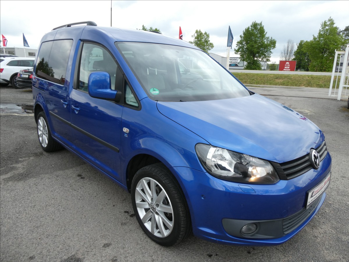Volkswagen Caddy 1,2 TSi auto klima,závěs,2xkol