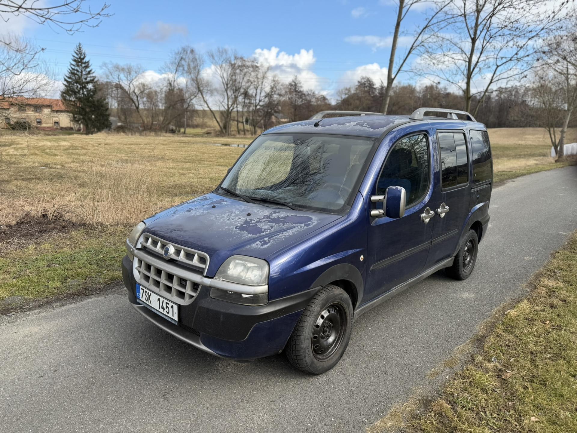 Fiat Dobló 1.6i 76kW, Tažné, Nová STK
