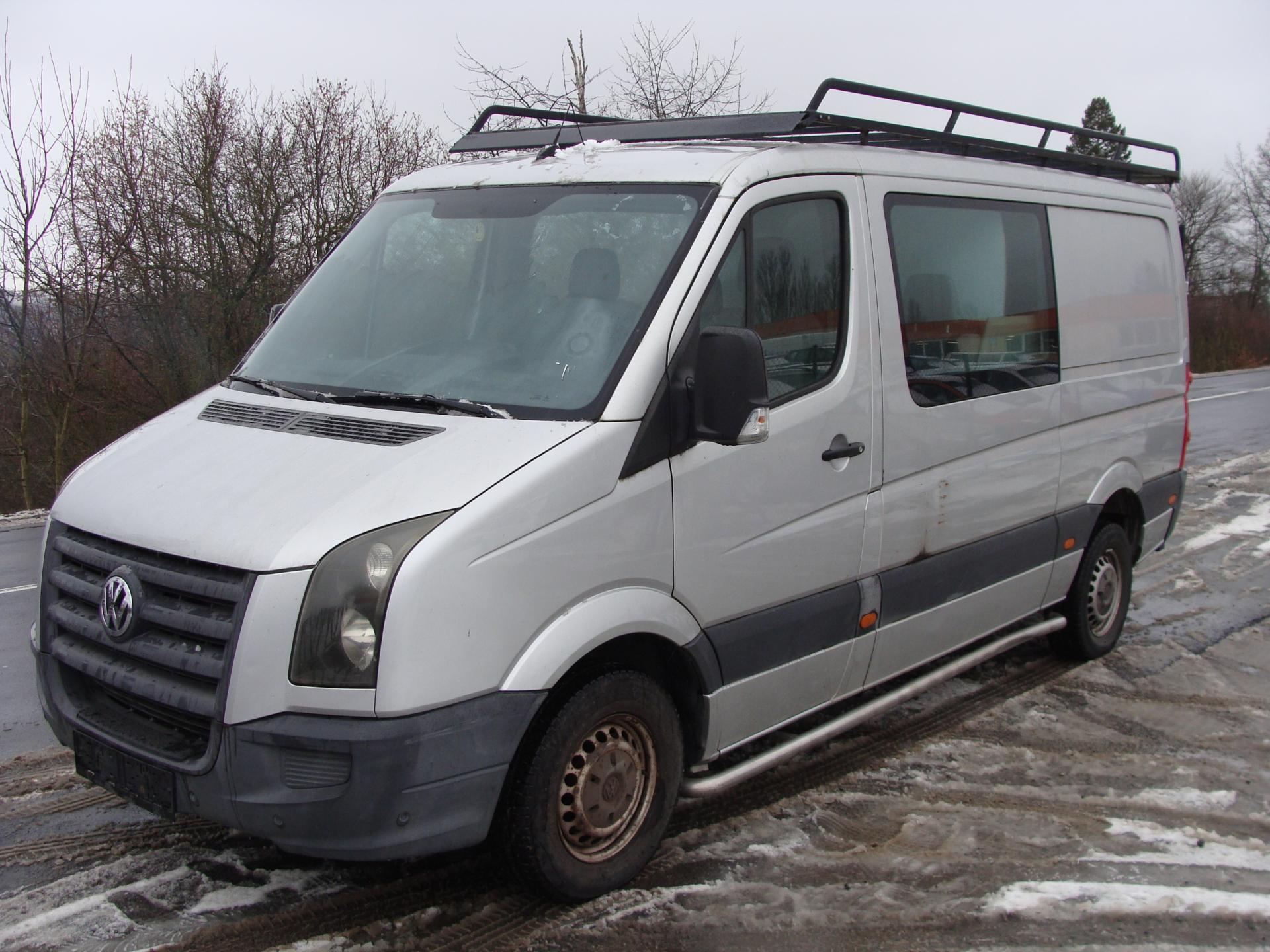 Volkswagen Crafter 2.5 TDi, 80 kW, klima, tažné