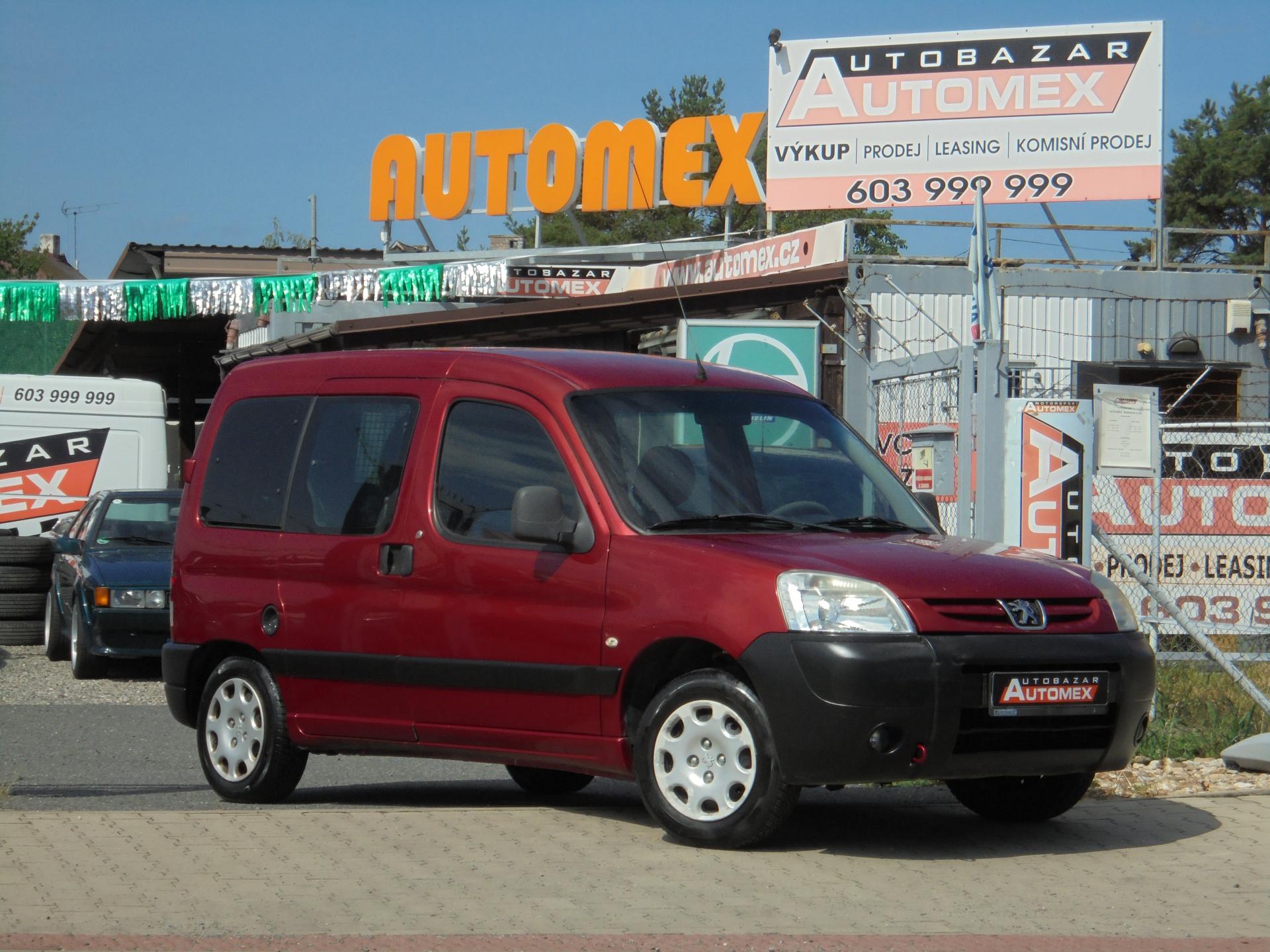 Peugeot Partner 1.4i- ČR- 1. MAJITEL