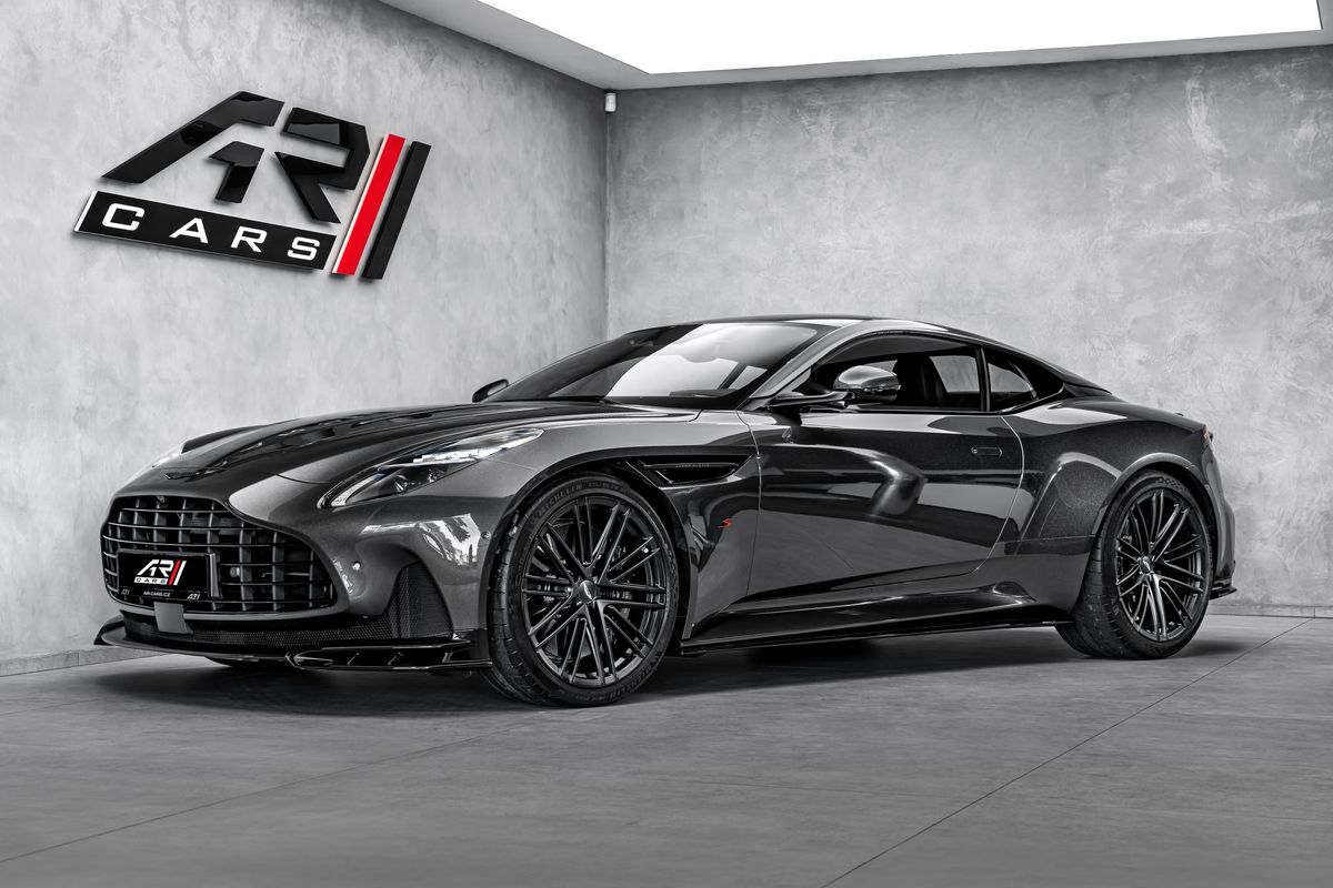 Aston Martin DB12 CZ, xenon grey, black pack