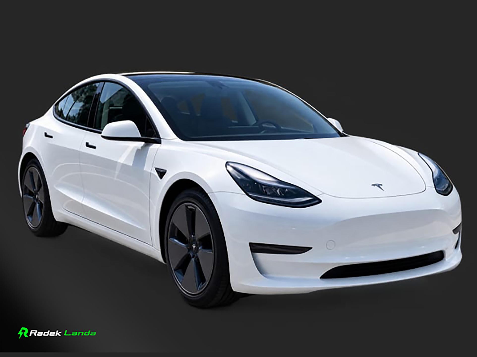 Tesla Model 3 LFP baterie, AMD Ryzen