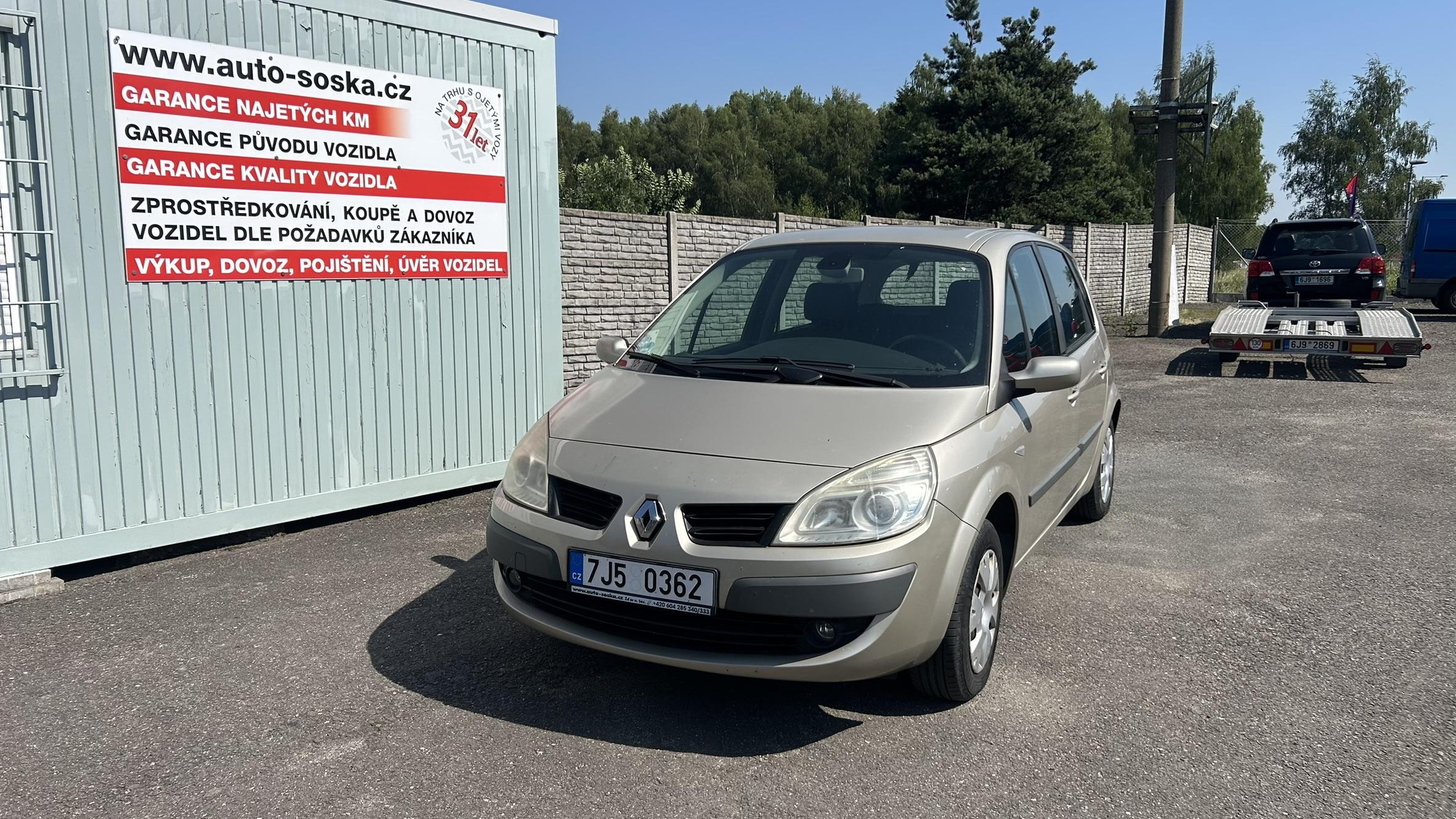 Renault Scénic 1,6 16V TEMP KLIMA MÁLO KM