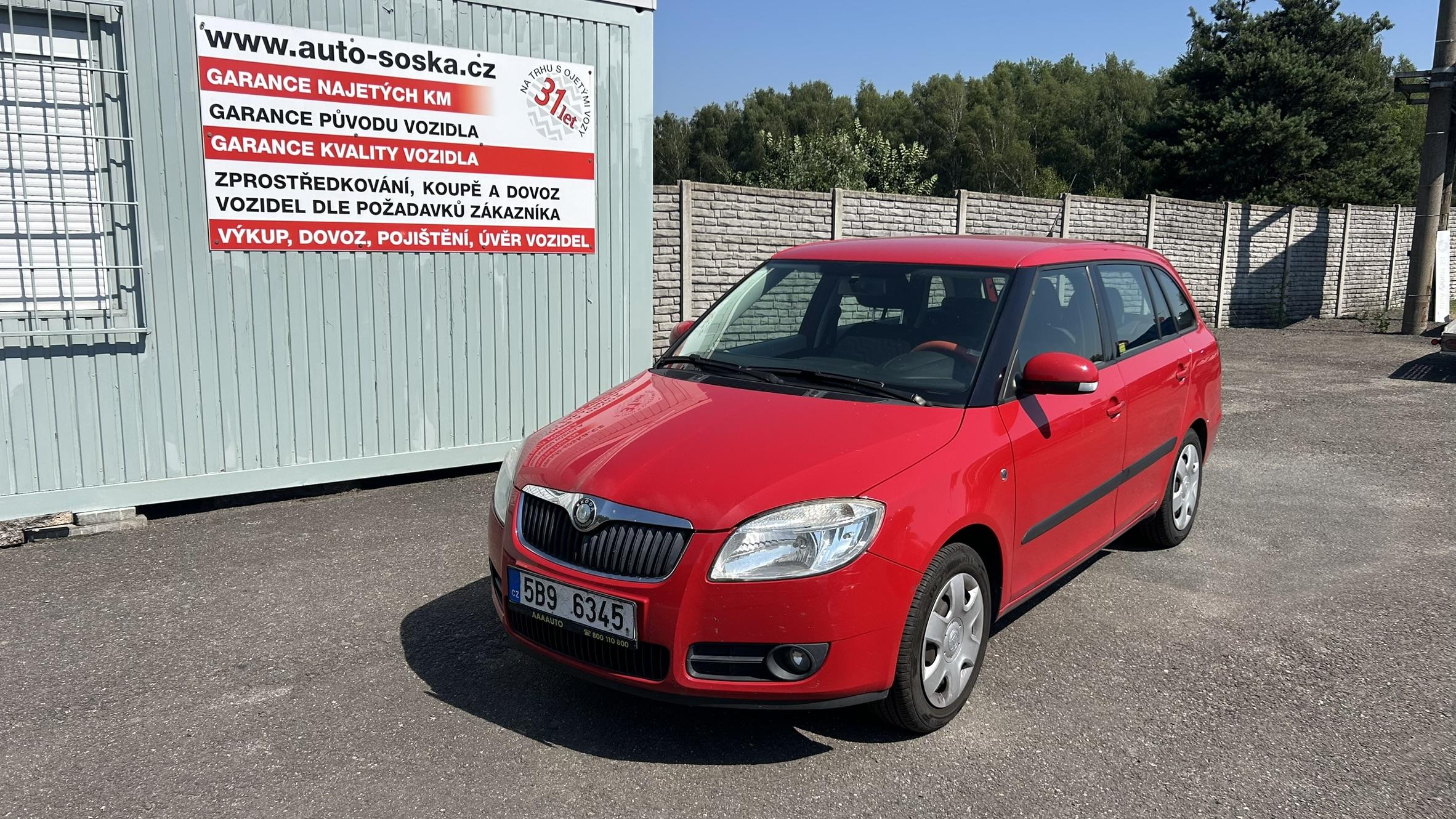 Škoda Fabia Combi 1,2 51 KW KLIMA TZ